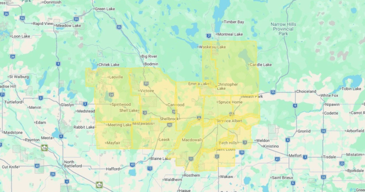 Mandatory Evacuation Issued for Areas Near Shellbrook Due to Active Wildfire