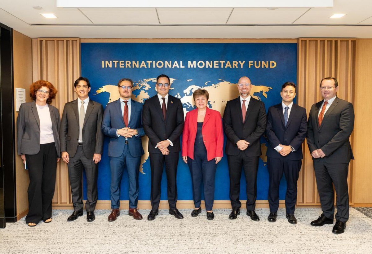 Delegación venezolana y el FMI analizan asistencia técnica y cooperación financiera