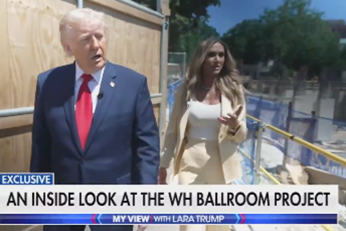 Donald Trump showcases White House ballroom construction site and suggests it will host future inaugurations