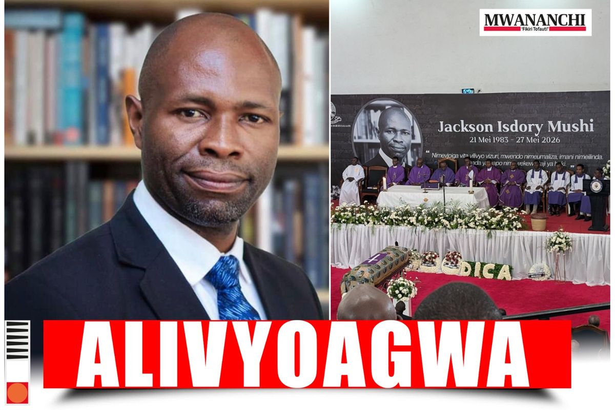 Former President Kikwete attends funeral of University of Dar es Salaam staff member