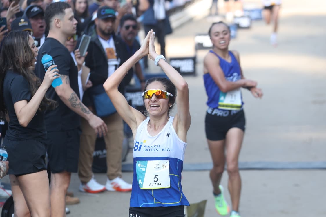Viviana Aroche gana el Medio Maratón de Cobán y logra un histórico podio guatemalteco