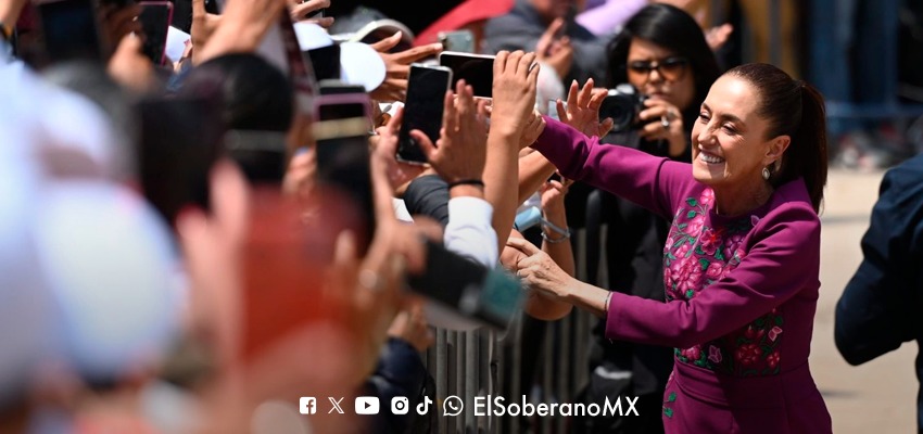 Más de 130 mil personas asistieron al informe de Claudia Sheinbaum en el Monumento a la Revolución