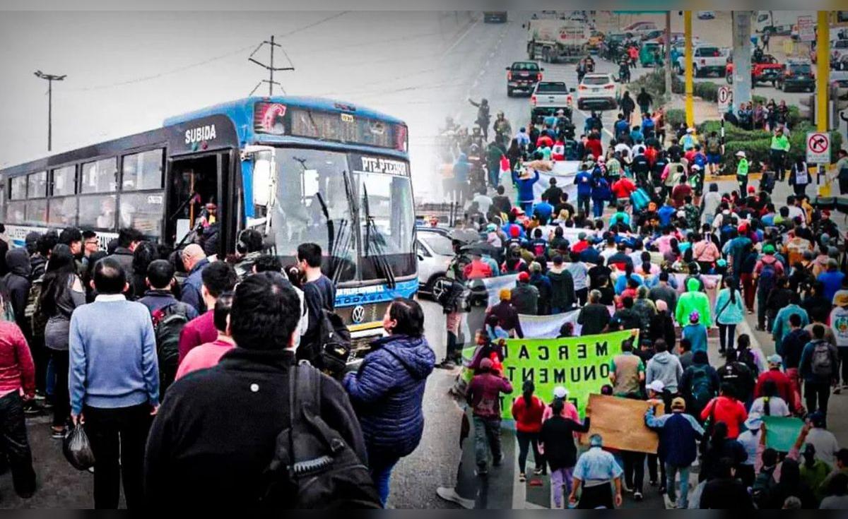 Paro de transportistas en Lima y Callao se mantiene por incumplimiento de subsidios prometidos