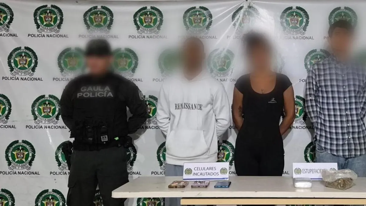 Capturan a tres presuntos extorsionistas y distribuidores de droga en operativo del Gaula en Puerto Colombia