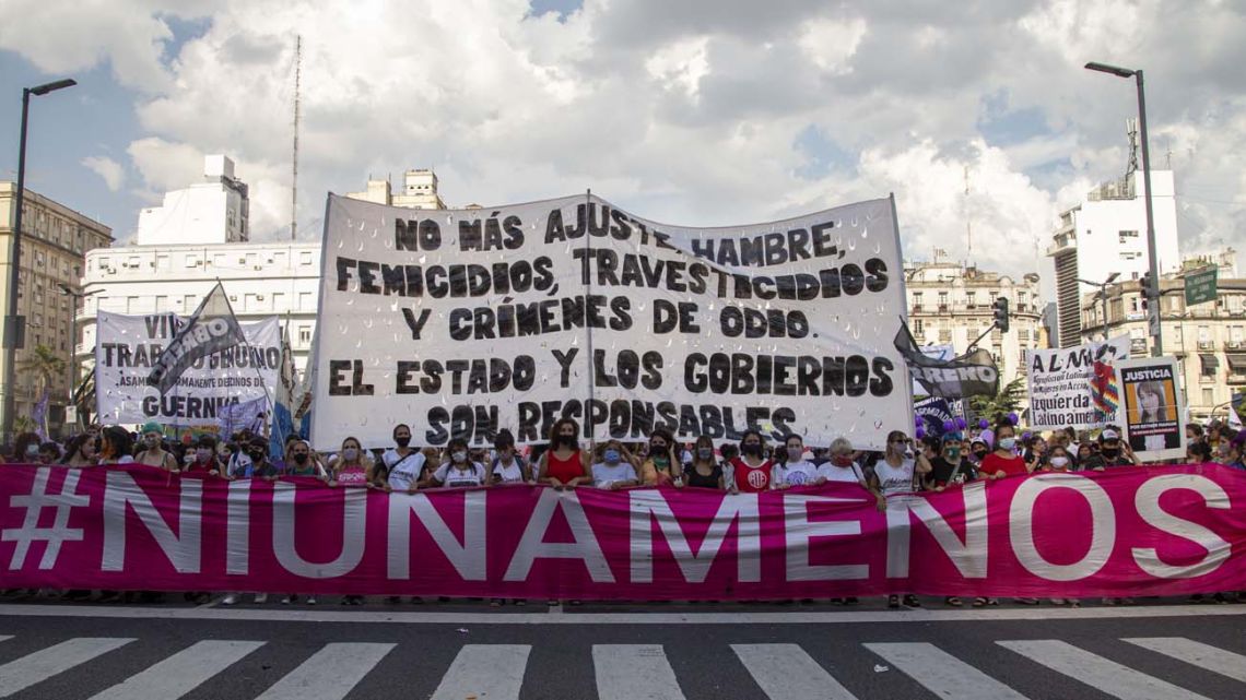 Movilización nacional de Ni Una Menos a 11 años de su inicio con reclamos por violencia de género