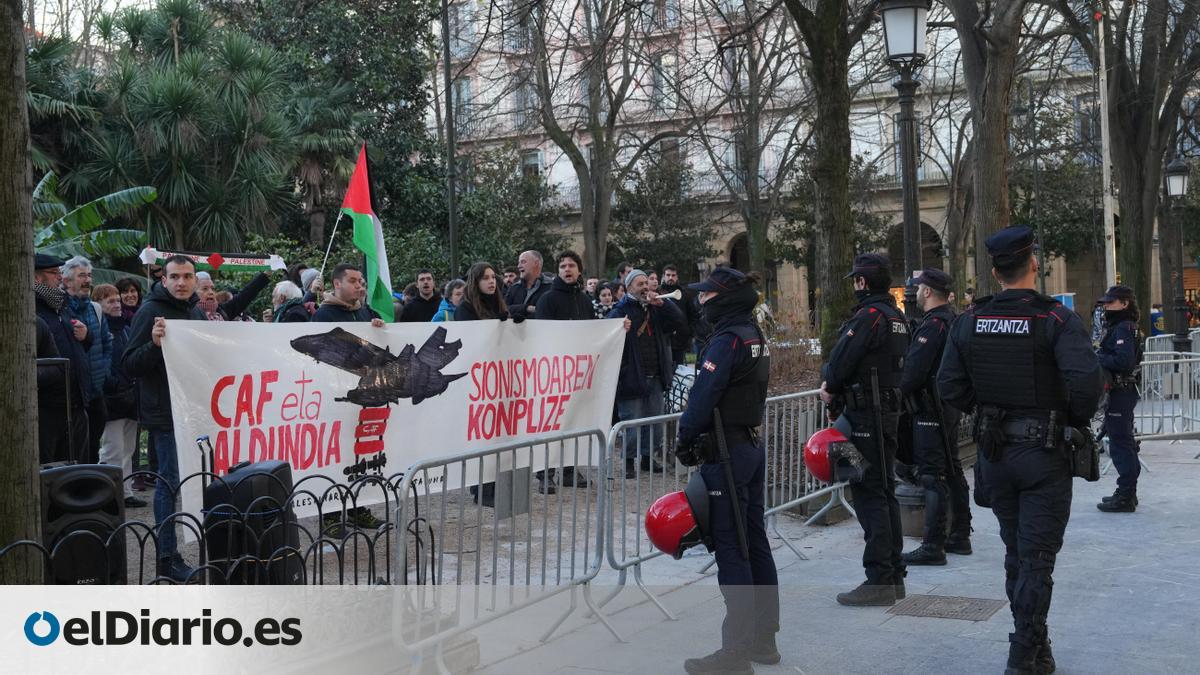 Ataque a tranvías de CAF vinculados a envíos a Israel en medio de protestas por la situación en Gaza