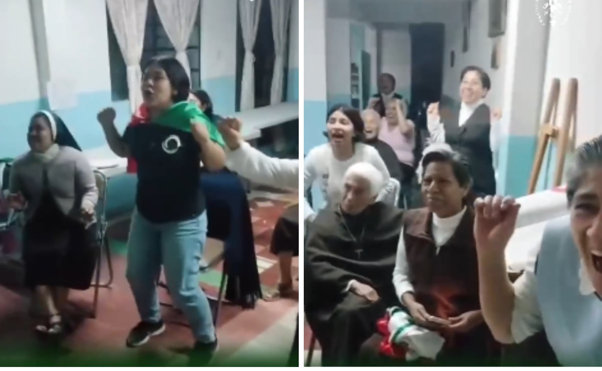 Monjas franciscanas celebran el gol de México en un video viral durante el Mundial 2026