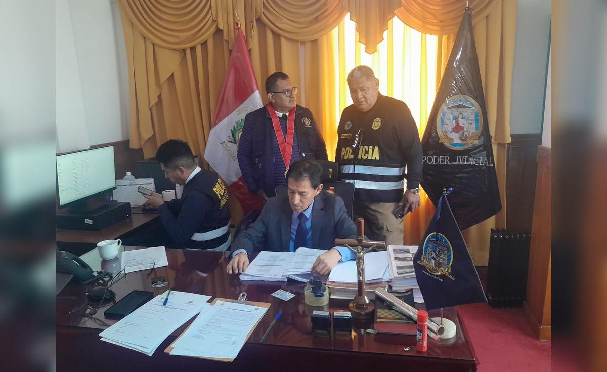 Fiscalía detiene preliminarmente al presidente de la Corte Superior de Justicia de Apurímac por presunta corrupción y organización criminal