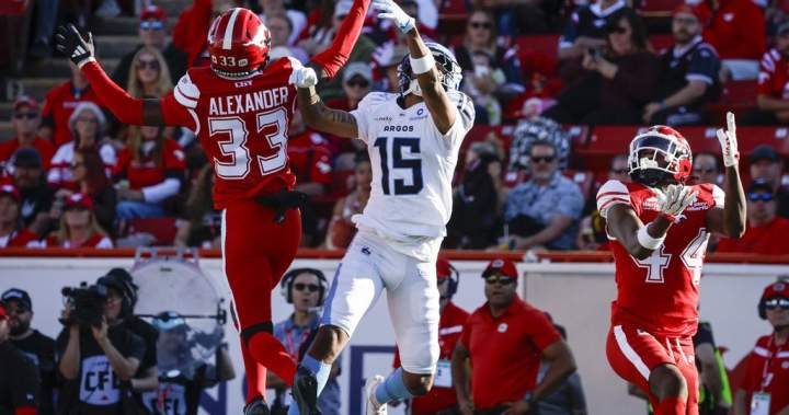 Vernon Adams Jr. sets franchise touchdown record as Stampeders defeat Argonauts 58–36
