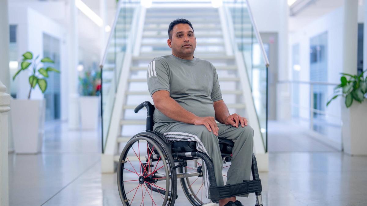 Trabajador herido en accidente laboral lucha por su recuperación