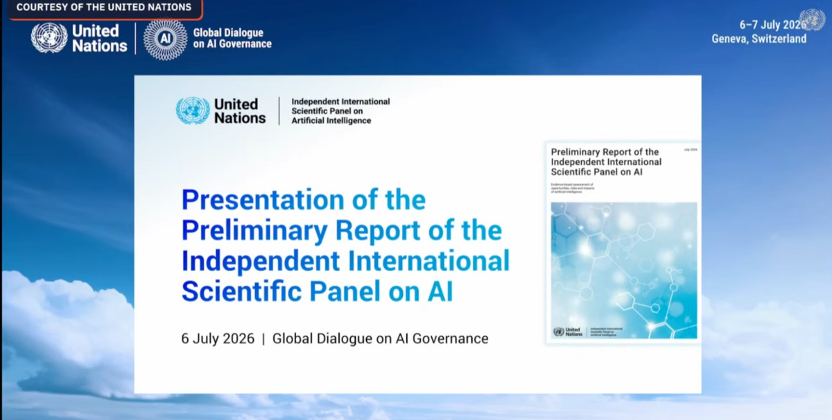 UN Panel Discusses AI Governance in Annual Report Presentation