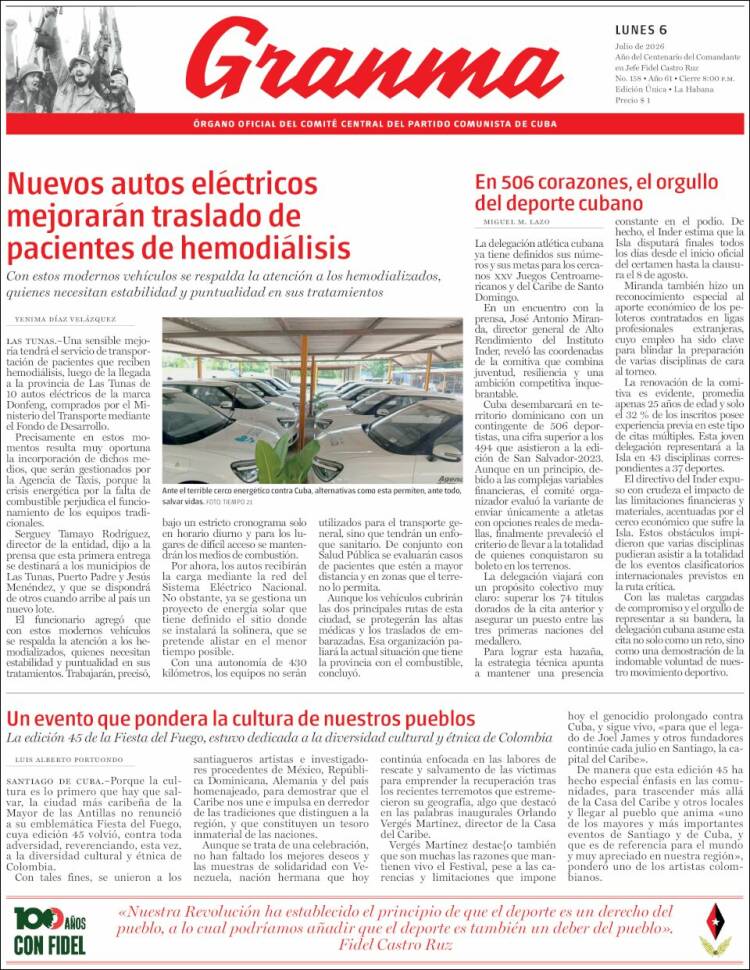Últimas noticias de Venezuela y Latinoamérica del 6 de julio de 2026
