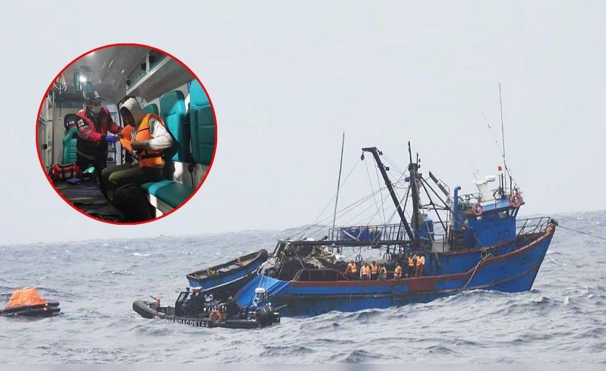 Operación exitosa: Rescate de siete tripulantes en el mar
