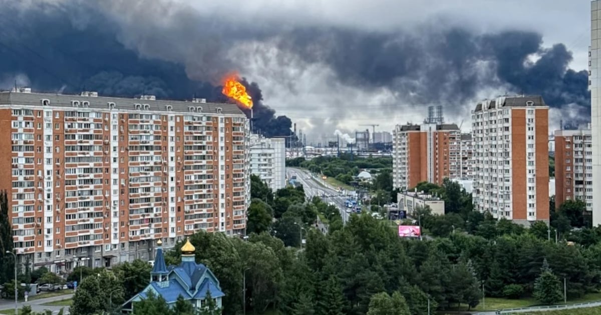 Rusia reporta ataque masivo con drones desde Ucrania en Moscú