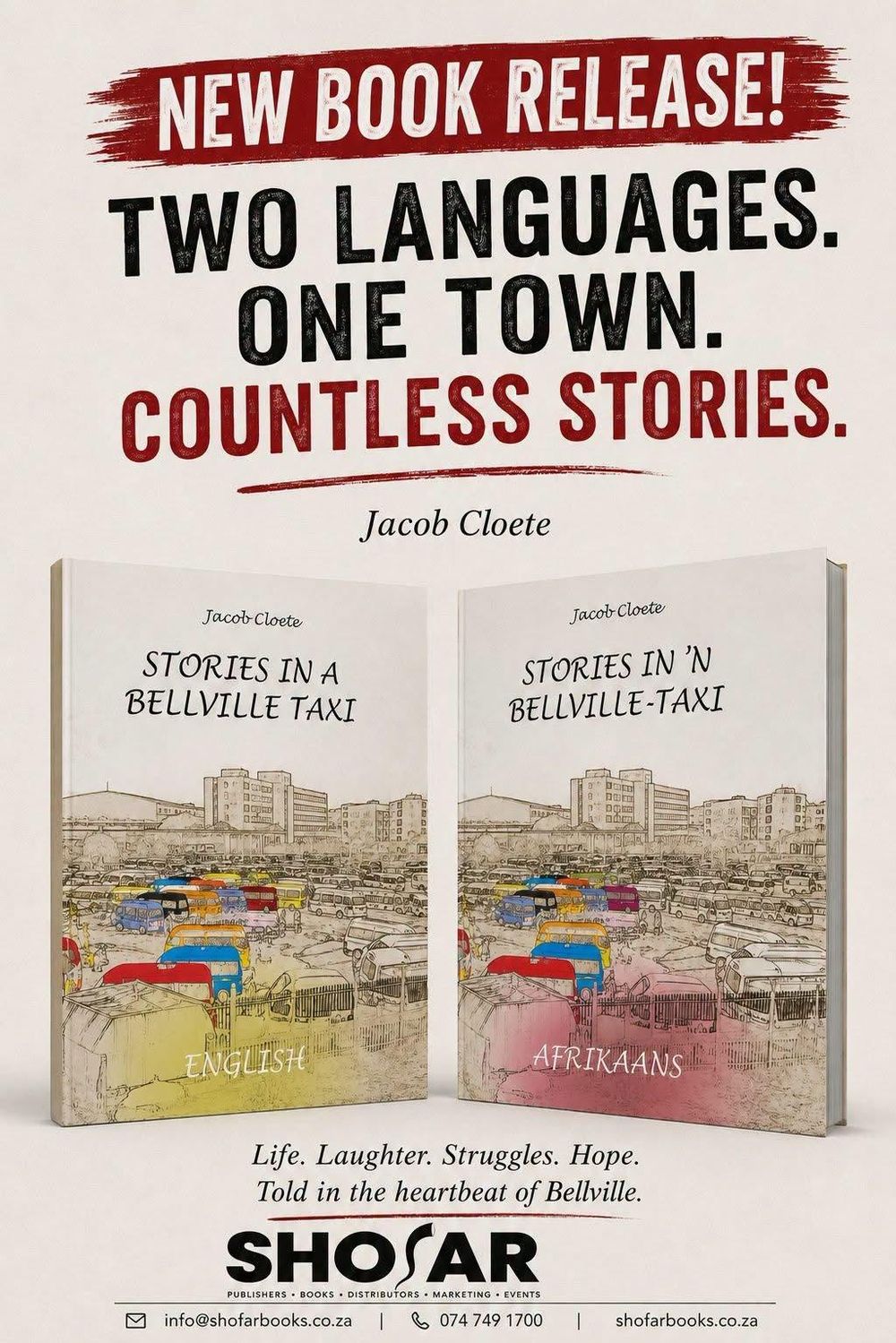 Dr. Jacob Cloete's Book Captures the Voices of South African Commuters in Bellville Taxi Journeys