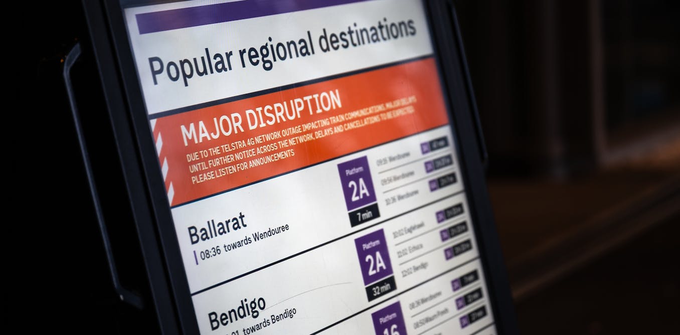 Telstra outage disrupts train services via mobile network dependencies