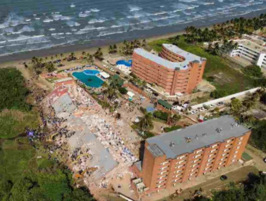 Familiares denuncian irregularidades en uso de insumos tras derrumbe del hotel La Mar Suites