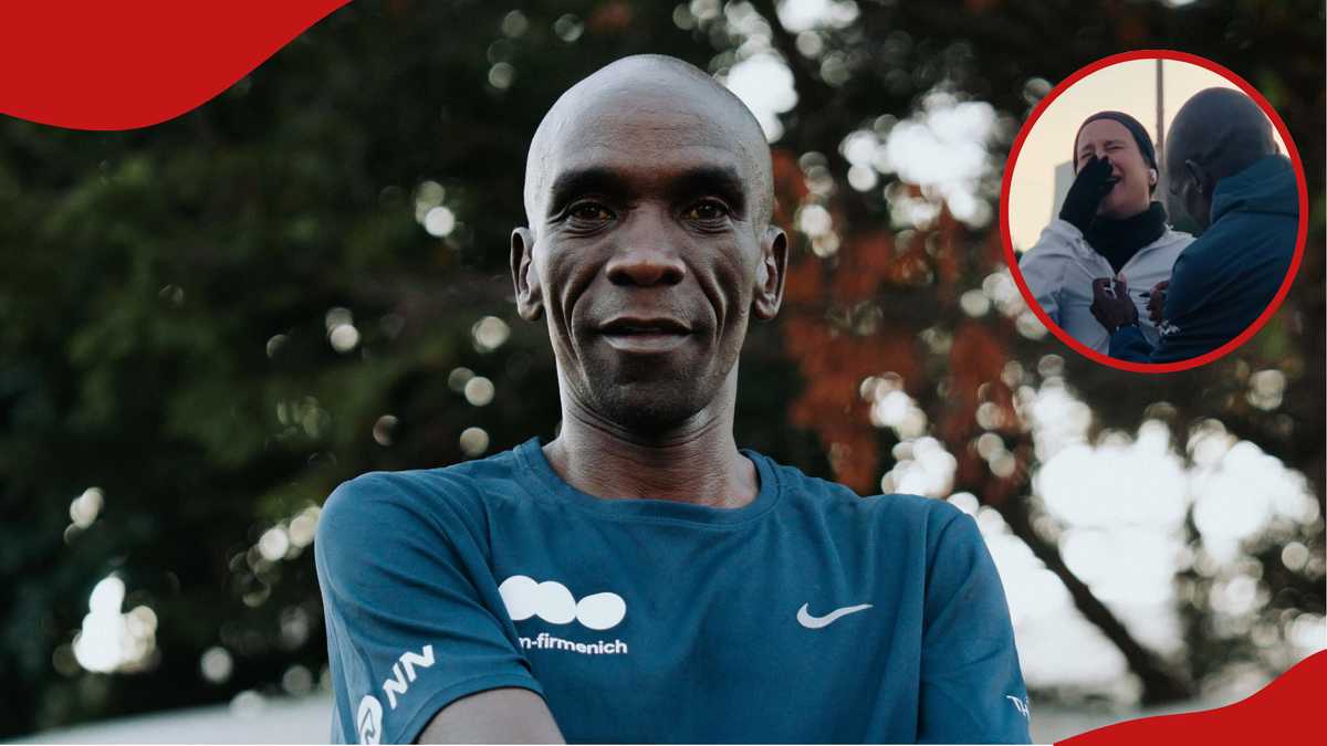 Kenyan Fan Overwhelmed After Meeting Eliud Kipchoge in Brazil