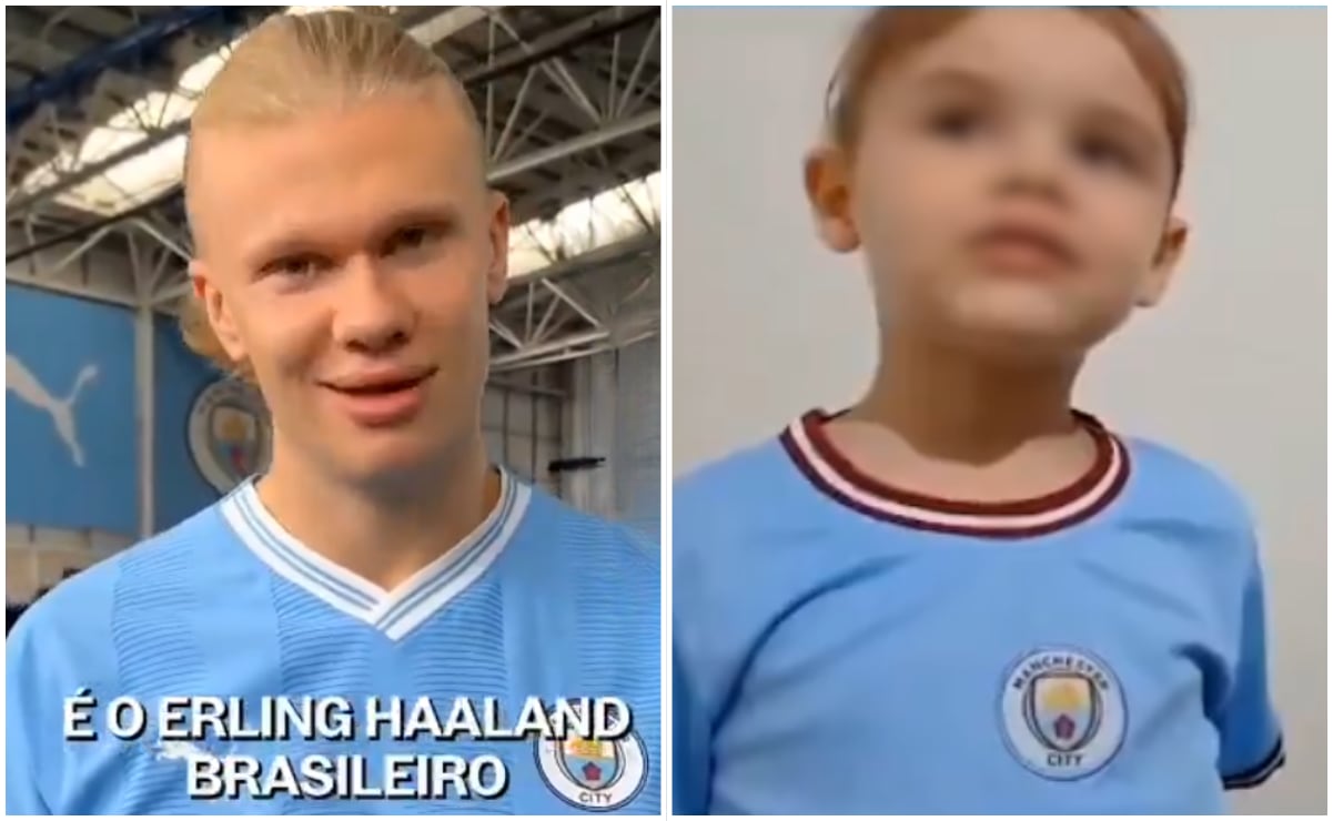 Erling Haaland envía mensaje de apoyo a niño brasileño que sufría acoso escolar