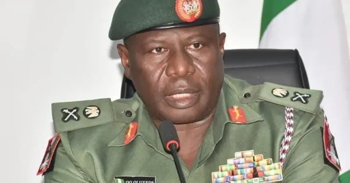 Army Chief urges South-East leaders and parents to encourage youths to enlist as recruitment quotas remain unfilled