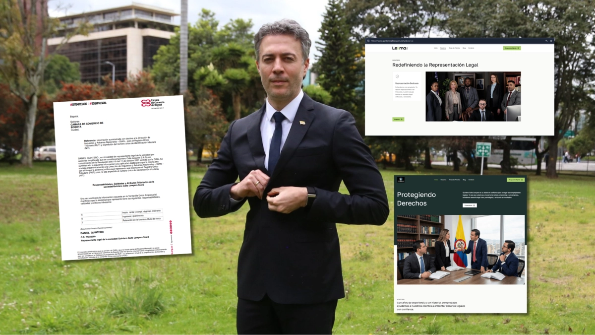 El polémico sitio web del exalcalde Daniel Quintero