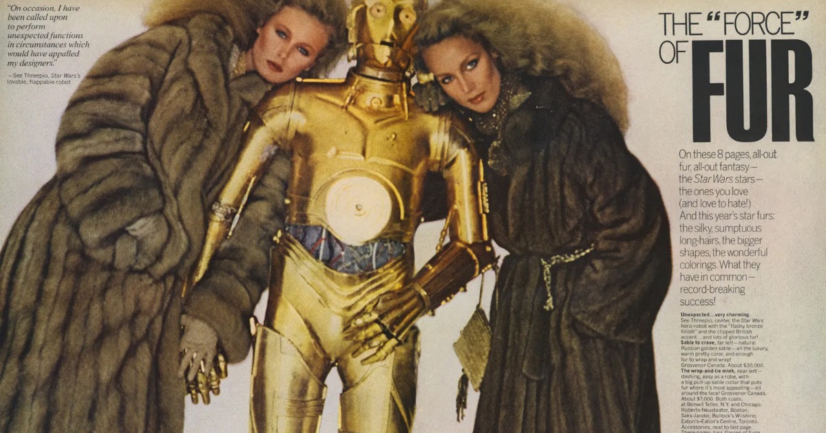 Vogue's 1977 Star Wars Fashion Shoot: A Surreal Blend of Sci-Fi and Luxury