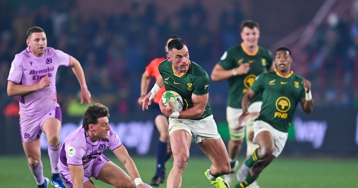 Springboks Defeat Scotland in Nations Championship Match