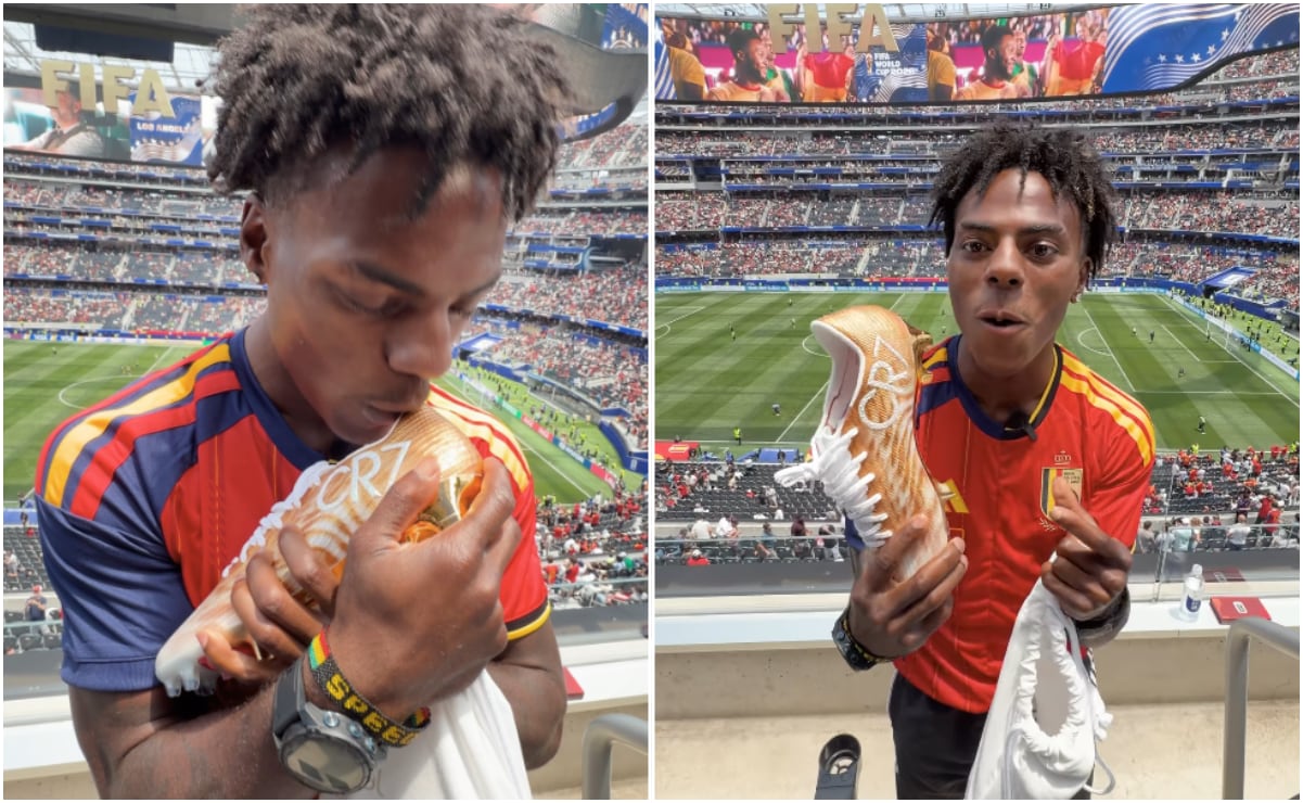 Cristiano Ronaldo regala botas del Mundial 2026 al streamer IShowSpeed