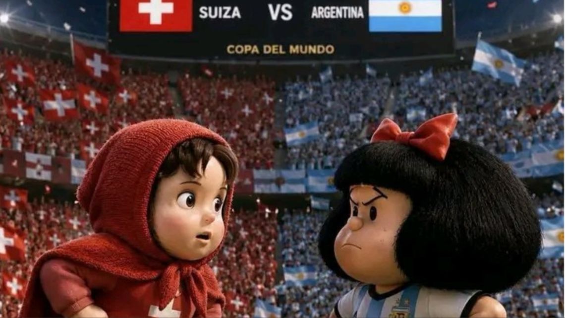 Memes del partido Argentina vs Suiza en el Mundial 2026