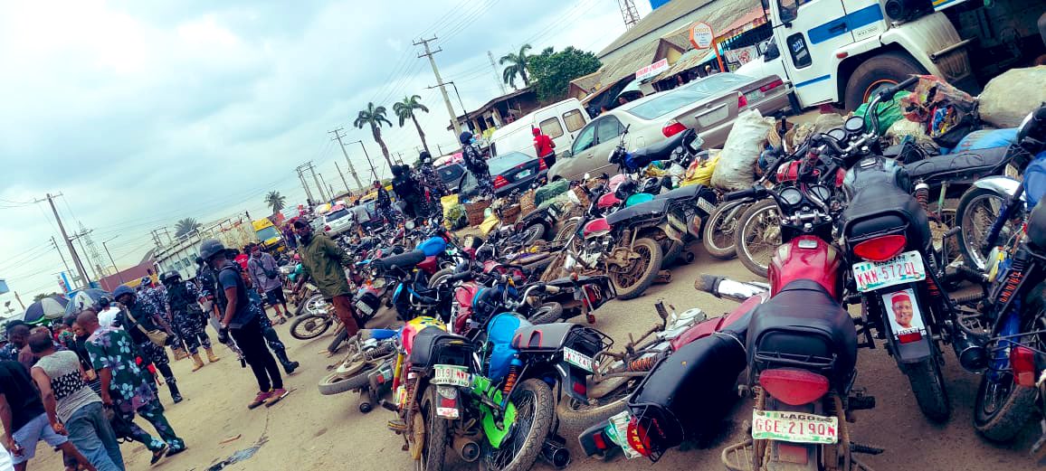Lagos State TaskForce Impounds 309 Motorcycles to Enhance Safety and Traffic Flow