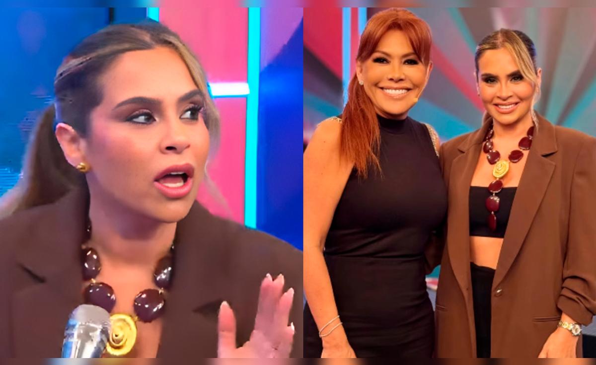 Ethel Pozo emocionada por el apoyo del público tras entrevista con Magaly Medina