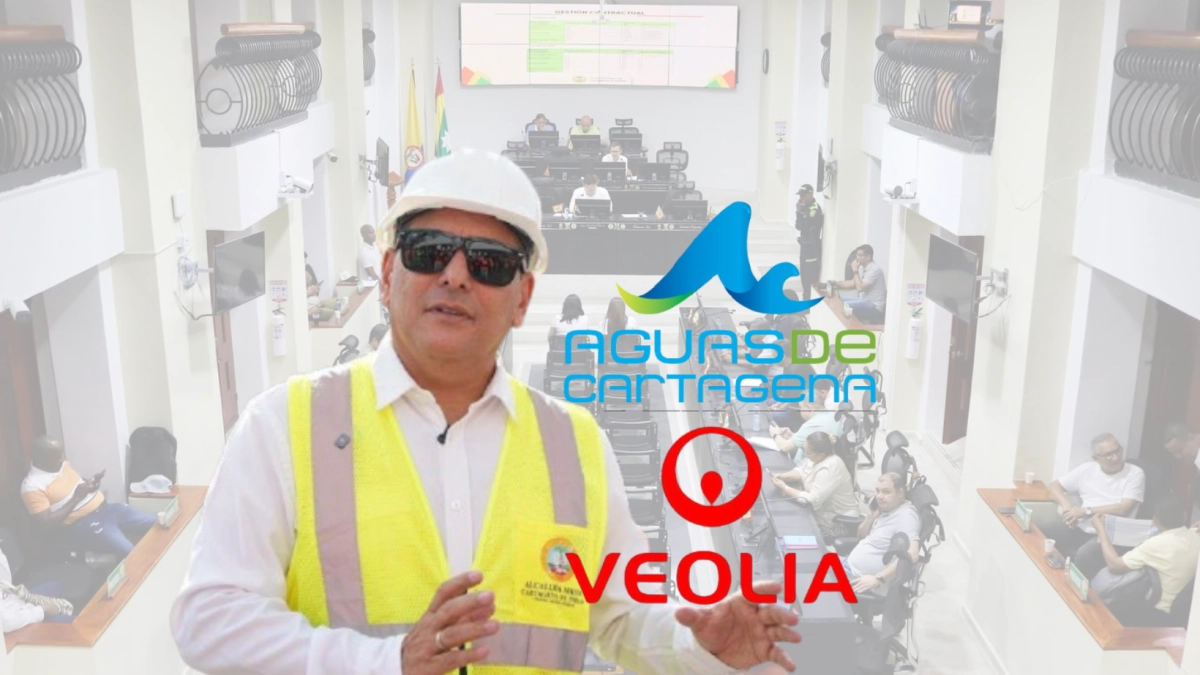 Alcalde de Cartagena enfrenta disputa con Veolia por control de servicios públicos