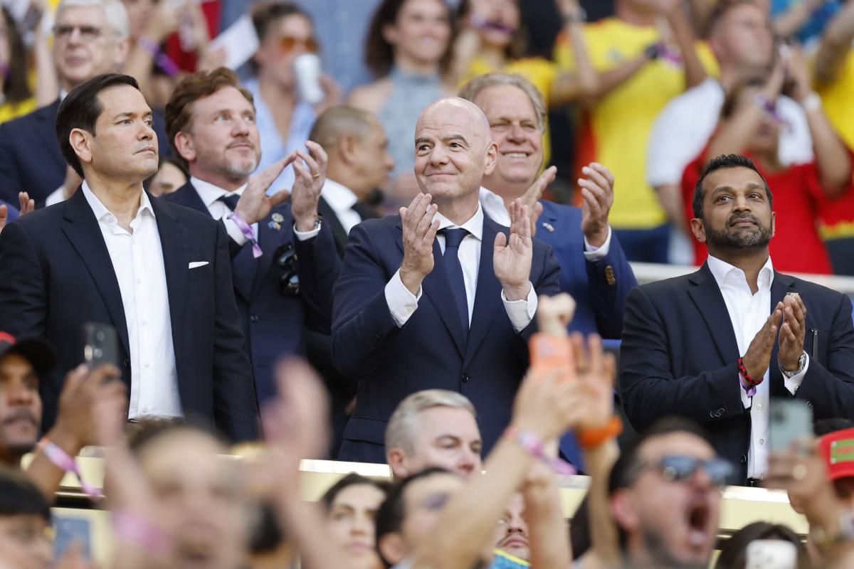 FIFA president travels over 57,000 miles across three host nations for World Cup