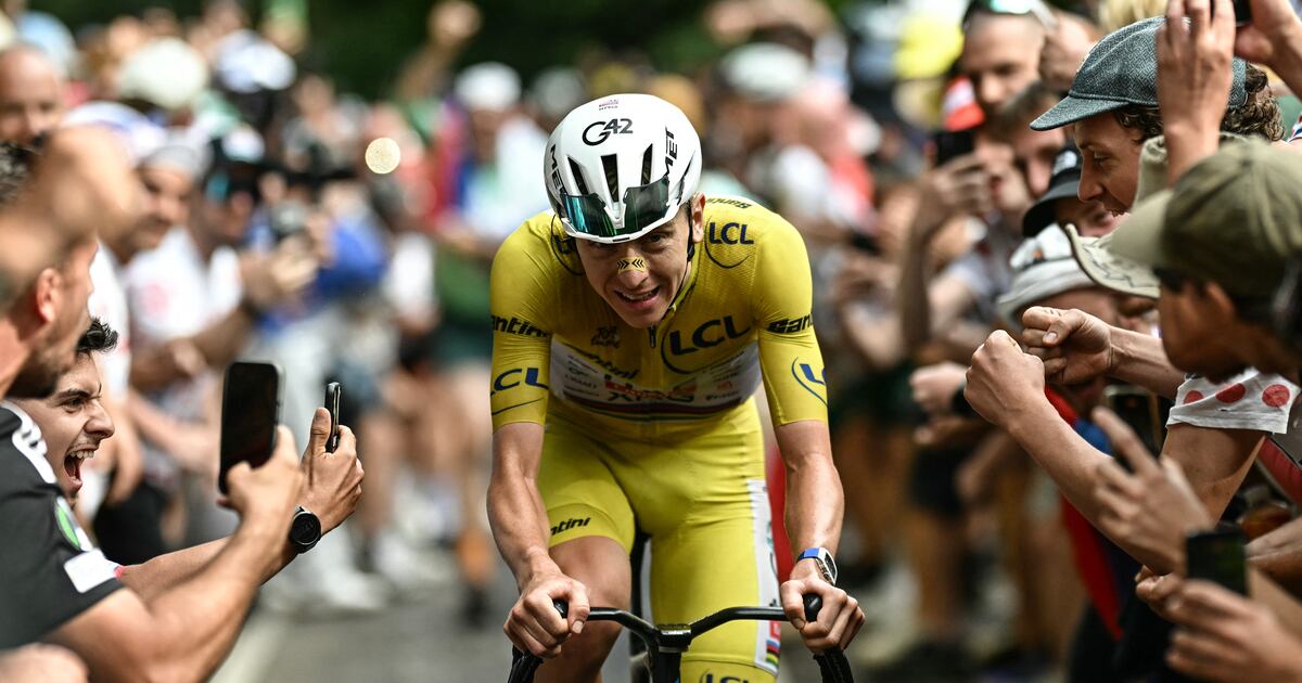 Tadej Pogacar secures solo victory on Tour de France stage 14, extending his overall lead