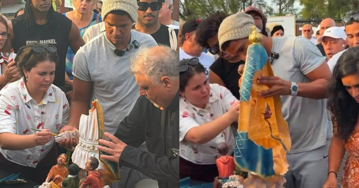 Luis Manuel Otero realiza performance simbólico en Miami tras su liberación