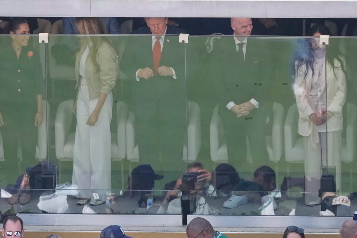 Trump attends World Cup final as U.S. president watches Argentina and Spain clash