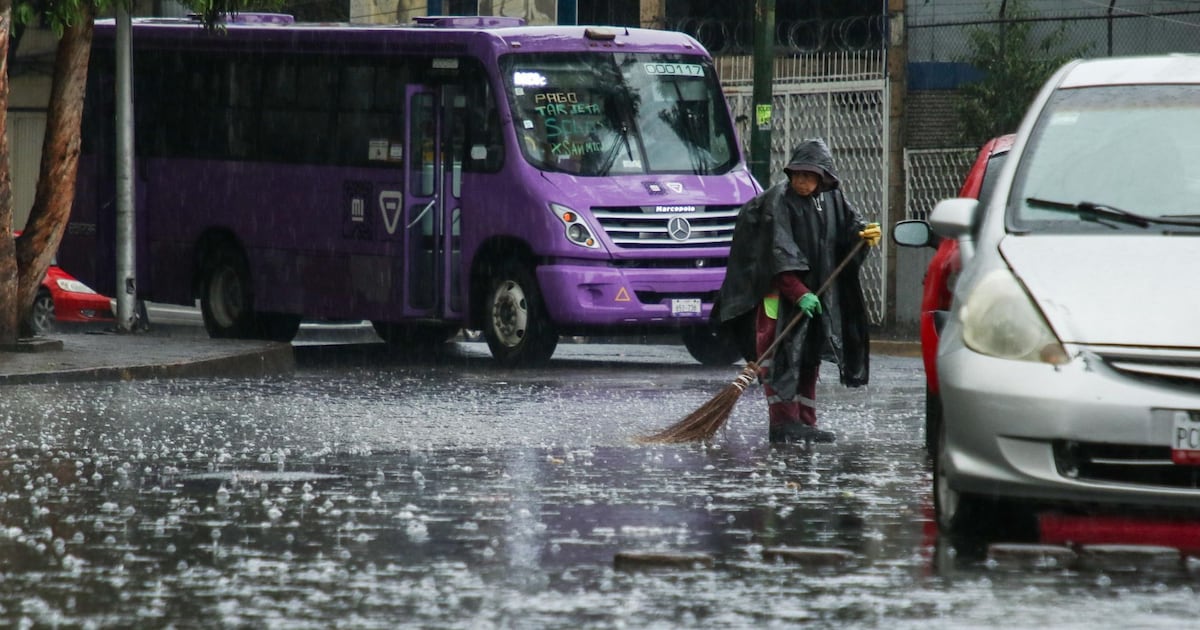 Alerta por Lluvias y Granizo en 8 Alcaldías de CDMX