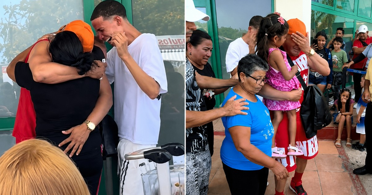 Familia cubana reencuentra a miembro perdido tras cuatro años de ausencia en aeropuerto
