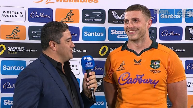 Wallabies Lock Josh Canham Makes History with Historic Hat-Trick Against Italy