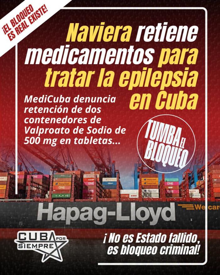 Medicuba denuncia retención de medicamentos para el tratamiento de la epilepsia por bloqueo estadounidense