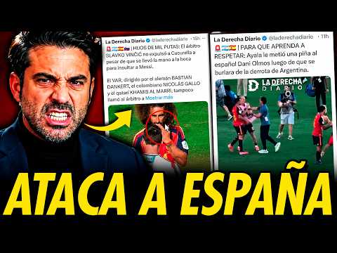 LOS MEDIOS DE JAVIER NEGRE ATACAN A LA SELECCIÓN ESPAÑOLA
