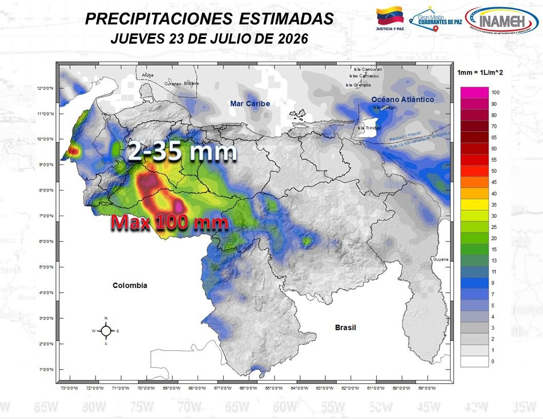 Inameh advierte de marejadas significativas en zonas costeras de Venezuela