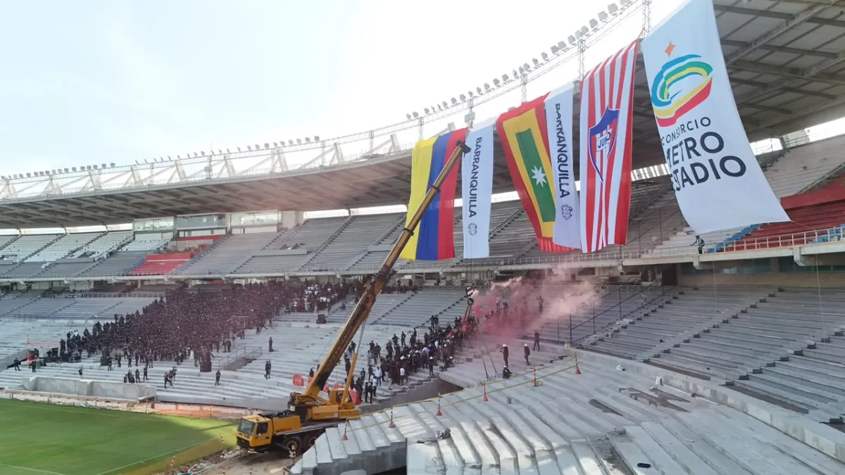 Avances en la modernización del estadio Metropolitano de Barranquilla