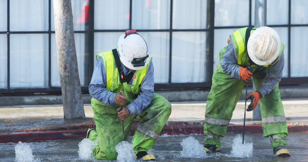 Another Leak Disrupts Sunset Boulevard Repairs in West Hollywood