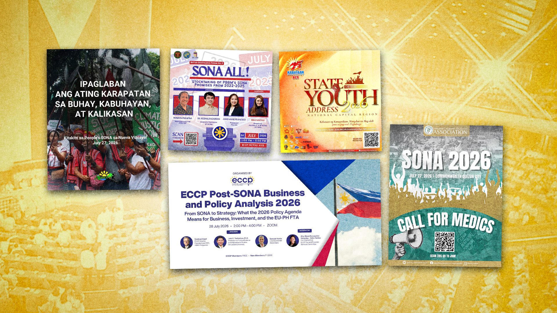 Upcoming Protests and Activities for Sona 2026 in the Philippines and Abroad