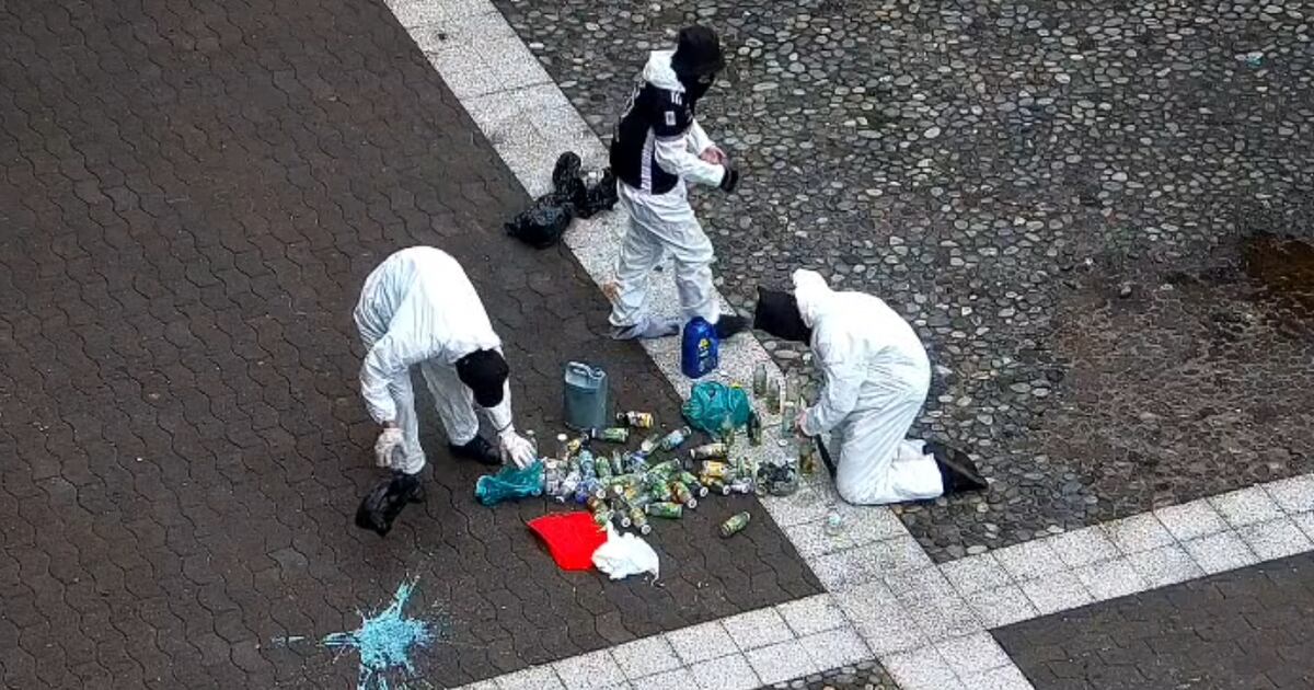 Dos adolescentes detenidos por lanzar molotovs en el Instituto Nacional