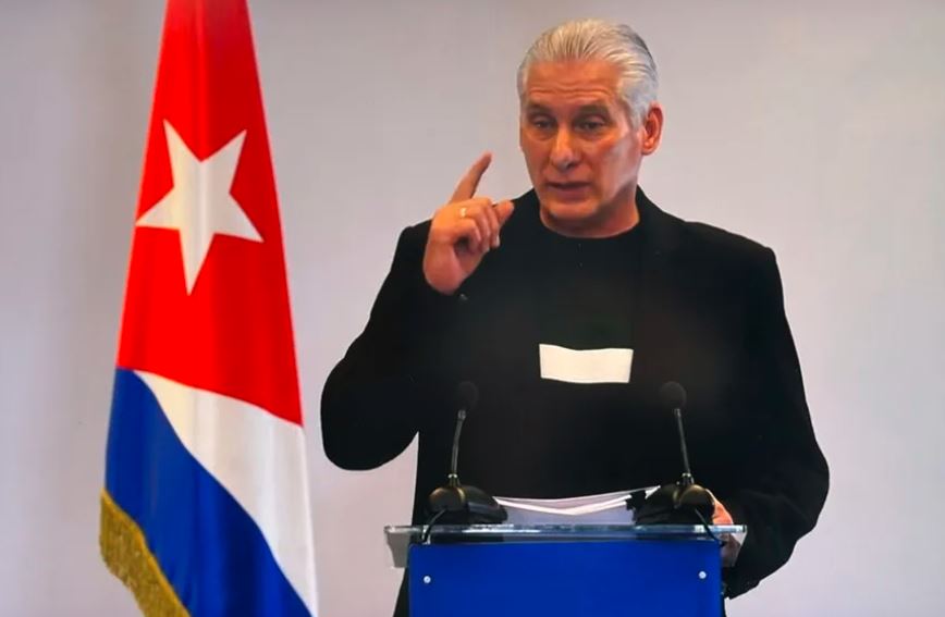 Díaz-Canel denuncia presión militar estadounidense en Cuba