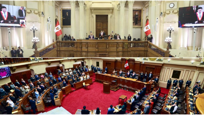 Congreso inicia sesiones legislativas 2026-2027 con instalación de cámaras
