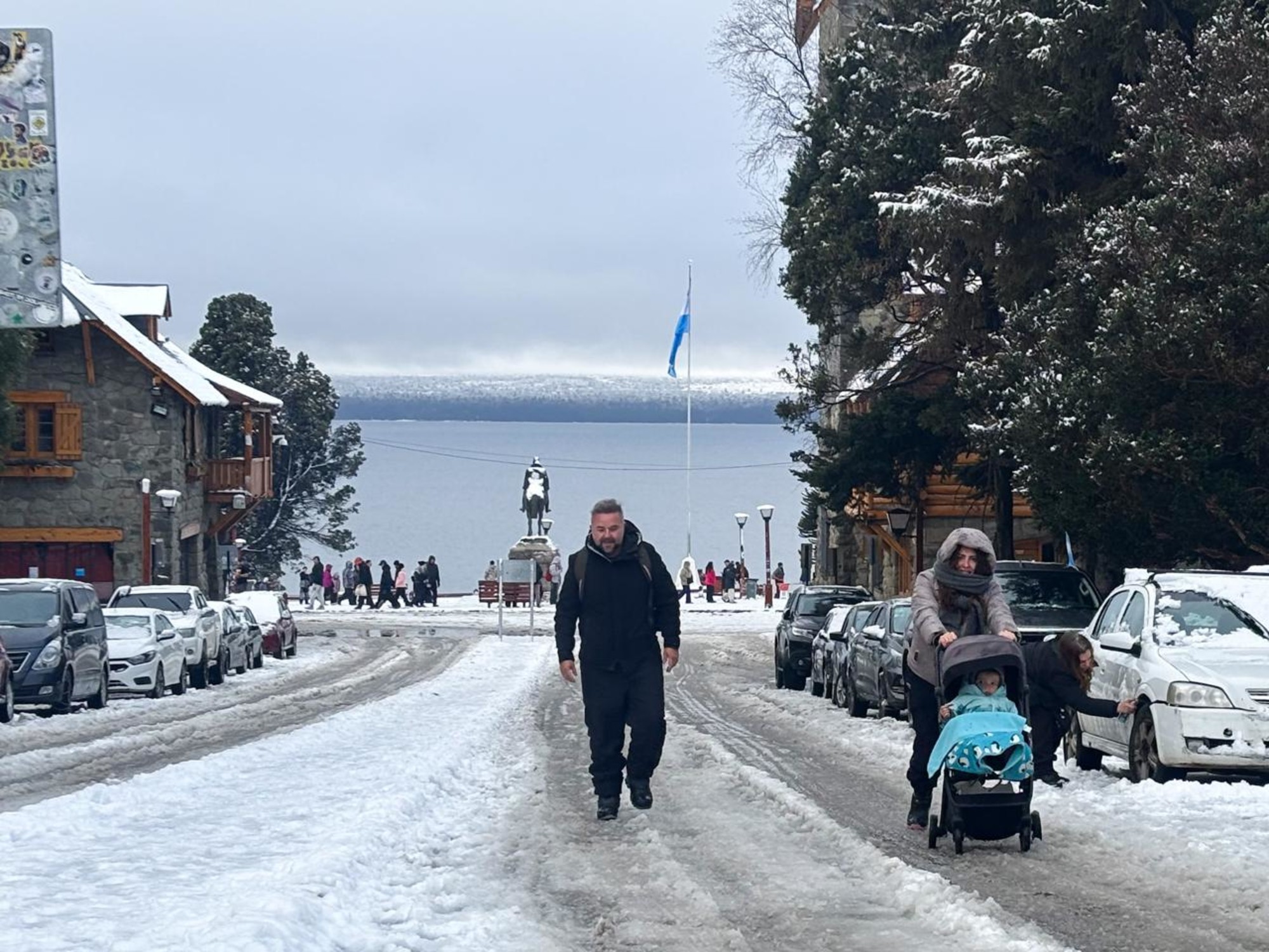 Bariloche en plena temporada de invierno tras intensas nevadas