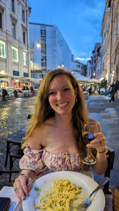 Evening mountain view